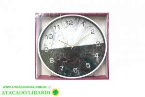 RELOGIO PAREDE 25CM RED MARMORE PDA02090