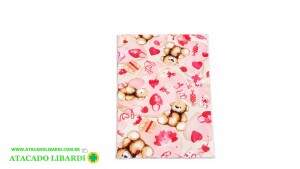 PAPEL 20X29CM PRES SACO BEAR LOVE C/50UN 876