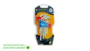 JOGO CHAVE 9PCS TORX CABECA POZIDRIV IPBAR3130024