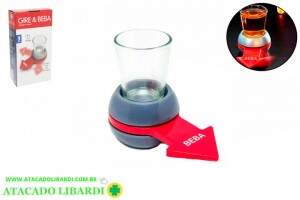 JOGO ROLETA C/COPO VIDRO DRINK 50ML  9055