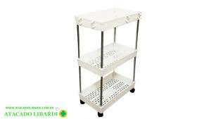 CARRINHO ORGANIZADOR 21,5X39CM PLAST DT8192