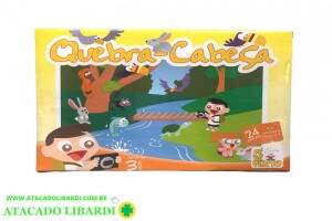 JOGO QUEBRA CABECA 24PCS NATUREZA MDF 050