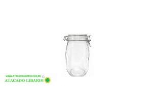 POTE VIDRO HERMETICO 1000ML C/TAMPA DT24060