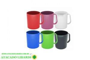CANECA MICROONDAS 450ML 10X9CM COLOR 047