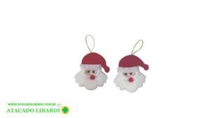 ENFEITE PENDENTE NOEL C/2 UNI 6,5X7CM  NTA010043