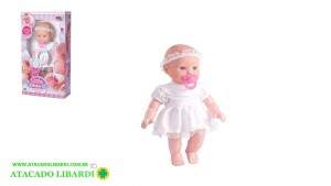 BONECA LITTLE BABY 33CM FRASES PRIMEIRA ORACAO 151