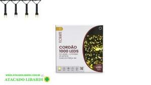 PISCA 1000 LED 20M STROBO BRANCO QUENTE BIVOLT FIO VERDE EXTERNO 52109001