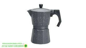 CAFETEIRA ITALIANA STONE 300ML ALUM CZE08023
