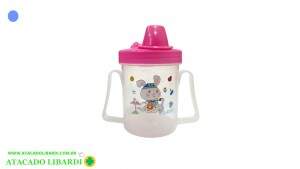 COPO PLAST 250ML C/CANUDO INF BA27001