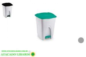 LIXEIRA PEDAL 7,5L PLAST 29X20CM 0239