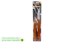 KIT CHURRASCO 2PCS FACA E GARFO RJ14032