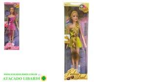 BONECA FASHION STREET C/VESTIDO GK2328