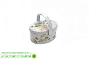 LATA DECORATIVA FERRO 13,5X10X7CM C/ALCA BA33078