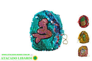 NIQUELEIRA 8,5X9X4,5CM C/ZIPER LANTEJOULA 95449