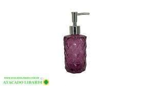 PORTA SABONETE LIQUIDO 320ML VIDRO PS8821