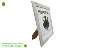 PORTA RETRATO 20X25 PLAST C/GRAVATA XH4255