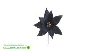 BICO PAPAGAIO AVELUDADO 25CM C/GLITTER AZUL 97867008