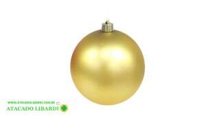 BOLA METALIZADA LISA 40CM  DOURADO 60578DR