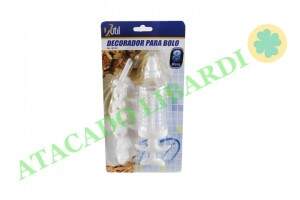 DECORADOR BOLO C/TUBO 9PCS UD161