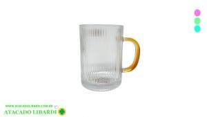 XICARA VIDRO 360ML COLOR VL0437