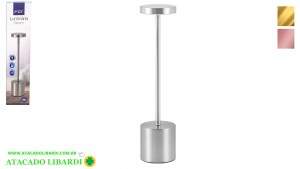 LUMINARIA GLEAM MESA BIVOLT USB TOUCH RECARREGAV FXG90087