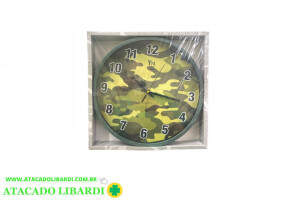 RELOGIO PAREDE 30CM RED CAMUFLADO YGD9885MC