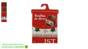 TOALHA MESA PVC NATAL 140X140CM RET DEC SM3461