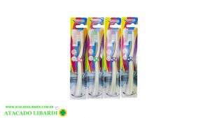 ESCOVA DENTAL INFANTIL C/PROTETOR 12 UNI DM209KD
