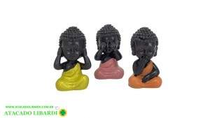ENFEITE RESINA 6CM DEC BUDA CB2362