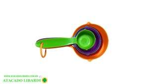 CONJ MEDIDOR 5PCS PLAST 2888