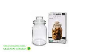 POTE VIDRO HERMETICO 980ML C/TAMPA DT24087