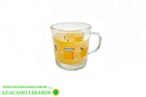 CANECA 10CM 250ML VIDRO DEC UC0390