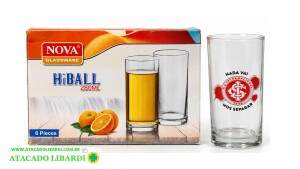 COPO VIDRO 200ML C/6 INTER GR2732