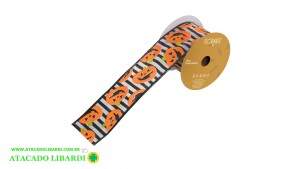FITA DECORATIVA  6,3X9,14CM  ABOBORAS HALLOWEN 57853001