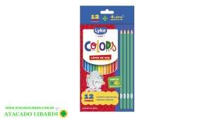 KIT LAPIS COR 12 CORES C/4 LAPIS 102088