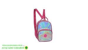 MOCHILA INF FEMININA 26X19,5X12CM MF8204LAN