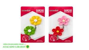 GANCHO PAREDE ADESIVO 2PCS PLAST HU59656