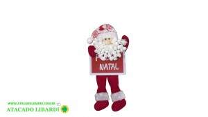 PENDENTE QUADRO BONECO NATALINO 11X25CM XTS7435