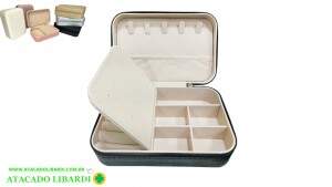 PORTA JOIA 20X15X5CM C/DIVISORIAS HS81488