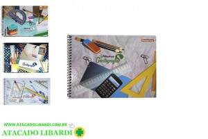 CADERNO CARTOGRAFIA 48F CD ESPIRAL 3027