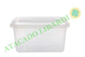ORGANIZADOR PLAST 4,2L 27X18X15CM C/TRAVA 6822