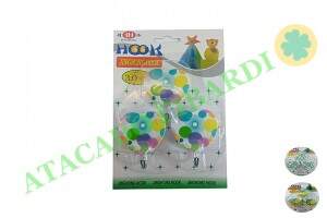 GANCHO PAREDE ADESIVO 3PCS SORT BA25350