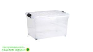 ORGANIZADOR PLASTICO 25L  TRASPARENTE 1800