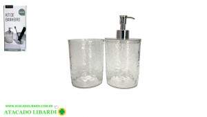 CONJ BANHEIRO 2PCS PLAST FJ90285