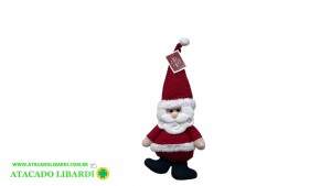 ENFEITE PENDENTE PELUCIA NOEL 15X32CM  NAT0414