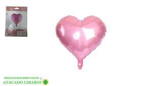 BALAO CORACAO ROSA 45CM Q25802
