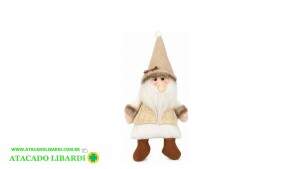 BONECO PAPAI NOEL BEGE 33CM 66429001
