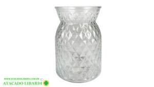 VASO VIDRO 15X20CM REDONDO 194198
