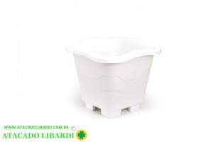 VASO PLAST QUAD 44X41CM 30L MARMORE 399