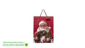 SACOLA PAPEL PRESENTE 30X12X40CM YX8788